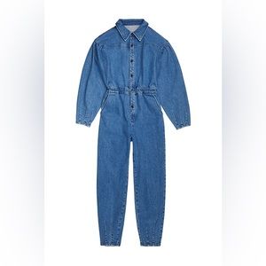 Something Navy Denim Boilersuit/Jumpsuit
